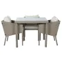 Conjunto de mesa com 4 cadeiras Home ESPRIT 90 x 90 x 72 cm de Home ESPRIT, Conjuntos de mobiliário de jardim - Ref: S3057643...