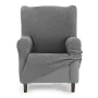 Wingback chair cover Eysa THOR Dark grey 80 x 110 x 90 cm by Eysa, Armchairs - Ref: D1606935, Price: 54,50 €, Discount: %