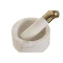 Mortar Home ESPRIT Brass Marble 12,5 x 12,5 x 7,5 cm by Home ESPRIT, Mortar & Pestle Sets - Ref: S3057672, Price: 15,39 €, Di...