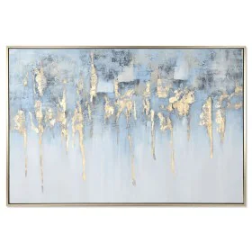 Pintura Home ESPRIT Azul Branco Abstrato Moderno 187 x 3,8 x 126 cm de Home ESPRIT, Impressões sobre tela - Ref: S3057678, Pr...