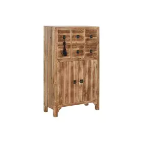 Chest of drawers Home ESPRIT Black Natural Fir MDF Wood Oriental 63 x 27 x 101 cm by Home ESPRIT, Chest of Drawers - Ref: S30...