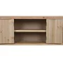 Mueble de TV Home ESPRIT Negro Natural Abeto Madera MDF 130 x 24 x 51 cm de Home ESPRIT, Mesas y soportes para TV - Ref: S305...