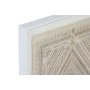 Lienzo Home ESPRIT Blanco Natural Boho 50 x 3,8 x 60 cm (2 Unidades) de Home ESPRIT, Impresiones sobre lienzo - Ref: S3057744...