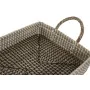 Set di Vassoi Home ESPRIT Naturale Marrone Chiaro Città 41 x 32 x 16 cm (2 Unità) di Home ESPRIT, Soprammobili - Rif: S305777...