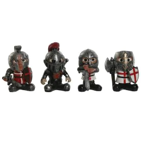 Decorative Figure Home ESPRIT Red Grey 7 x 4 x 9 cm (4 Units) by Home ESPRIT, Ornaments - Ref: S3057835, Price: 22,95 €, Disc...