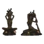 Figurine Décorative Home ESPRIT Marron Yoga Indien 13 x 6 x 16 cm (2 Unités) de Home ESPRIT, Objets de décoration - Réf : S30...