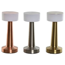 Desk lamp Home ESPRIT Copper Golden Silver 9 x 9 x 21 cm (3 Units) by Home ESPRIT, Bedside and Table Lamps - Ref: S3057854, P...