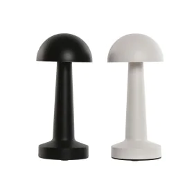 Desk lamp Home ESPRIT White Black 9 x 9 x 22 cm (2 Units) by Home ESPRIT, Bedside and Table Lamps - Ref: S3057857, Price: 22,...