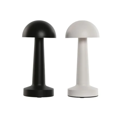 Desk lamp Home ESPRIT White Black 9 x 9 x 22 cm (2 Units) by Home ESPRIT, Bedside and Table Lamps - Ref: S3057857, Price: 19,...