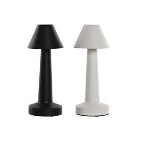 Lampe de bureau Home ESPRIT Blanc Noir 9 x 9 x 24 cm (2 Unités) de Home ESPRIT, Lampes de chevet - Réf : S3057859, Prix : 19,...