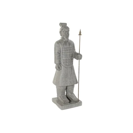 Figurine Décorative Home ESPRIT Gris Doré Oriental Guerrier 35 x 32 x 118 cm de Home ESPRIT, Objets de décoration - Réf : S30...