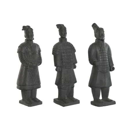 Figurine Décorative Home ESPRIT Gris clair Guerrier 18,5 x 16,5 x 57 cm (3 Unités) de Home ESPRIT, Objets de décoration - Réf...