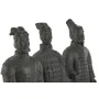 Figura Decorativa Home ESPRIT Cinzento claro Guerreiro 18,5 x 16,5 x 57 cm (3 Unidades) de Home ESPRIT, Adornos - Ref: S30578...