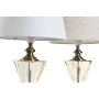 Lampada da tavolo Home ESPRIT Bianco Beige 28 x 28 x 48 cm (2 Unità) di Home ESPRIT, Lampade da tavolo e abat-jour - Rif: S30...