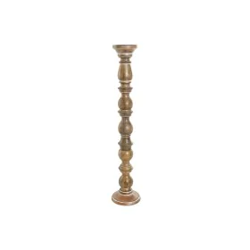 Candelabro Home ESPRIT Castanho Madeira de mangueira Natural Romântico 15 x 15 x 76 cm de Home ESPRIT, Candelabros e suportes...