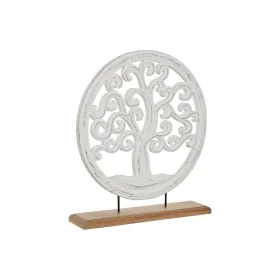 Figura Decorativa Home ESPRIT Blanco Marrón Árbol Árabe 40 x 9 x 45 cm de Home ESPRIT, Adornos - Ref: S3057884, Precio: 19,01...