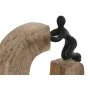 Figura Decorativa Home ESPRIT Castanho Preto 20 x 7 x 19 cm (3 Unidades) de Home ESPRIT, Adornos - Ref: S3057930, Preço: 65,5...