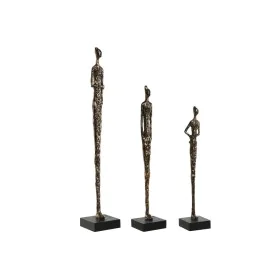 Figura Decorativa Home ESPRIT Negro Gris oscuro Moderno Personas 11,5 x 11,5 x 70 cm de Home ESPRIT, Adornos - Ref: S3057932,...