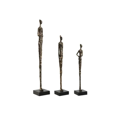 Deko-Figur Home ESPRIT Schwarz Dunkelgrau Moderne Menschen 11,5 x 11,5 x 70 cm von Home ESPRIT, Ornamente - Ref: S3057932, Pr...