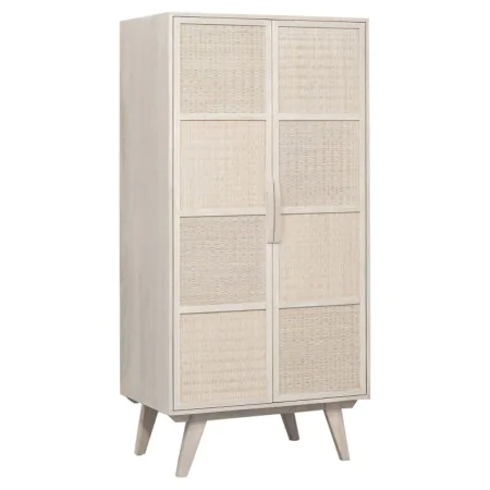 Aparador Home ESPRIT Branco Rotim Madeira de mangueira 87 x 55 x 178 cm de Home ESPRIT, Armários e aparadores - Ref: S3057962...