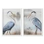 Bild Home ESPRIT Blau Weiß Vogel Orientalisch 50 x 2,5 x 70 cm (2 Stück) von Home ESPRIT, Leinwanddrucke - Ref: S3057986, Pre...