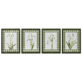 Cuadro Home ESPRIT Verde Beige Shabby Chic Plantas botánicas 30 x 2,5 x 40 cm (4 Unidades) de Home ESPRIT, Impresiones sobre ...