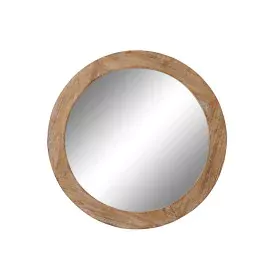 Wall mirror DKD Home Decor Brown Natural Alpino 66 x 5 x 66 cm by DKD Home Decor, Wall-Mounted Mirrors - Ref: S3058000, Price...