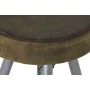 Stool Home ESPRIT Brown Silver Leather Metal 39 x 39 x 57 cm by Home ESPRIT, Barstools - Ref: S3058018, Price: 104,16 €, Disc...