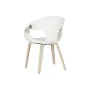 Cadeira de Sala de Jantar Home ESPRIT Branco Poliéster Madeira 55,5 x 67,5 x 80,5 cm de Home ESPRIT, Cadeiras - Ref: S3058036...