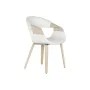 Chaise de Salle à Manger Home ESPRIT Blanc Polyester Bois 55,5 x 67,5 x 80,5 cm de Home ESPRIT, Chaises - Réf : S3058036, Pri...