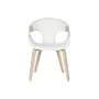 Chaise de Salle à Manger Home ESPRIT Blanc Polyester Bois 55,5 x 67,5 x 80,5 cm de Home ESPRIT, Chaises - Réf : S3058036, Pri...