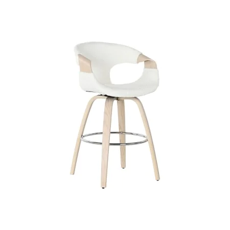 Sgabello Home ESPRIT Bianco Legno 55,5 x 52,5 x 92,5 cm di Home ESPRIT, Sgabelli da bar - Rif: S3058038, Prezzo: 132,45 €, Sc...