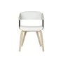 Silla de Comedor Home ESPRIT Blanco Poliéster Madera 51 x 55 x 76,5 cm de Home ESPRIT, Sillas - Ref: S3058040, Precio: 133,93...