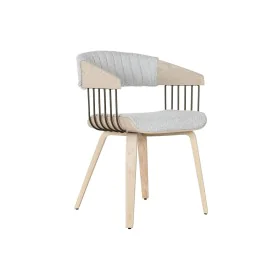 Silla de Comedor Home ESPRIT Gris Poliéster Madera 51 x 55 x 76,5 cm de Home ESPRIT, Sillas - Ref: S3058041, Precio: 150,83 €...