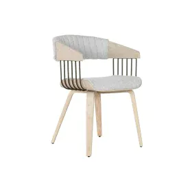 Silla de Comedor Home ESPRIT Gris Poliéster Madera 51 x 55 x 76,5 cm de Home ESPRIT, Sillas - Ref: S3058041, Precio: 133,93 €...