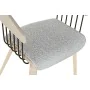 Chaise de Salle à Manger Home ESPRIT Gris Polyester Bois 51 x 55 x 76,5 cm de Home ESPRIT, Chaises - Réf : S3058041, Prix : 1...