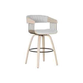 Silla de Comedor Home ESPRIT Gris Poliéster Madera 51 x 55 x 91 cm de Home ESPRIT, Sillas - Ref: S3058043, Precio: 150,33 €, ...