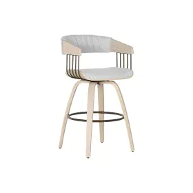 Silla de Comedor Home ESPRIT Gris Poliéster Madera 51 x 55 x 91 cm de Home ESPRIT, Sillas - Ref: S3058043, Precio: 133,50 €, ...