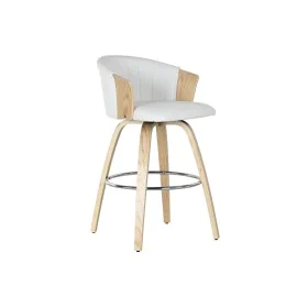 Sgabello Home ESPRIT Bianco Legno 58 x 56 x 86 cm di Home ESPRIT, Sgabelli da bar - Rif: S3058046, Prezzo: 120,64 €, Sconto: %