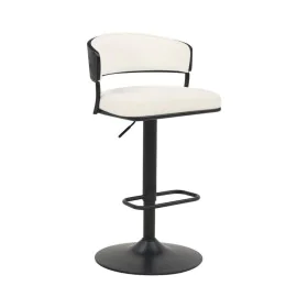 Stool Home ESPRIT White Metal 48,5 x 48 x 83,5 cm by Home ESPRIT, Barstools - Ref: S3058048, Price: 127,36 €, Discount: %