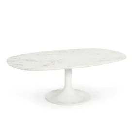 Centre Table Home ESPRIT White Metal Marble 120 x 70 x 39 cm by Home ESPRIT, Tables - Ref: S3058055, Price: 294,31 €, Discoun...