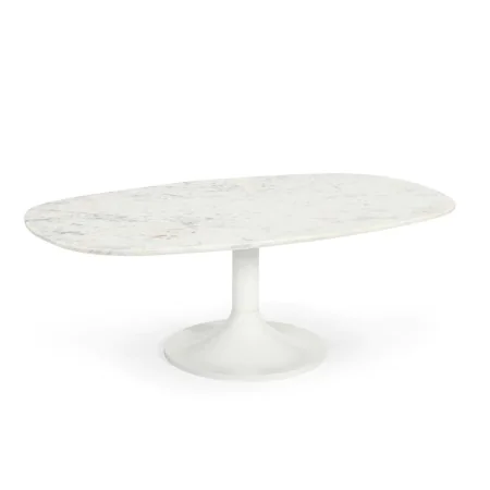 Centre Table Home ESPRIT White Metal Marble 120 x 70 x 39 cm by Home ESPRIT, Tables - Ref: S3058055, Price: 294,31 €, Discoun...