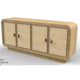 Aparador Home ESPRIT Madera Ratán 180 x 45 x 80 cm de Home ESPRIT, Armarios y aparadores - Ref: S3058059, Precio: 725,12 €, D...