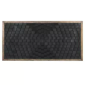 Cabeceira de Cama Home ESPRIT Castanho Preto Madeira de mangueira 160 x 5 x 80 cm de Home ESPRIT, Camas, estruturas e bases -...