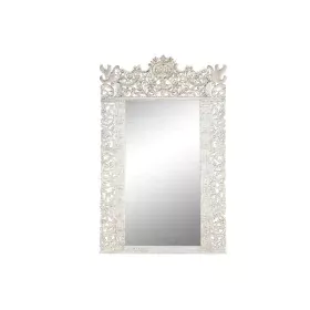 Wall mirror Home ESPRIT White Crystal Mango wood Indian Man Stripped 150 x 5 x 242 cm by Home ESPRIT, Wall-Mounted Mirrors - ...