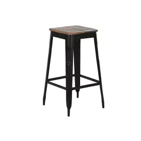 Sgabello Home ESPRIT Marrone Nero Legno Metallo 34 x 33 x 77 cm di Home ESPRIT, Sgabelli da bar - Rif: S3058120, Prezzo: 78,3...