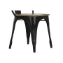 Sedia da Sala da Pranzo Home ESPRIT Nero Marrone scuro Legno Metallo 48 x 55 x 92 cm di Home ESPRIT, Sedie - Rif: S3058121, P...