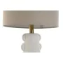 Desk lamp Home ESPRIT White Linen Stoneware 30 x 30 x 64 cm by Home ESPRIT, Bedside and Table Lamps - Ref: S3058132, Price: 5...