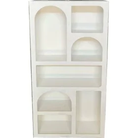 Étagère Home ESPRIT Blanc Bois MDF 80 x 26 x 180 cm de Home ESPRIT, Rayonnage et rangement - Réf : S3058154, Prix : 436,65 €,...