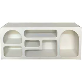 TV furniture Home ESPRIT White 120 x 26 x 50 cm by Home ESPRIT, TV tables and stands - Ref: S3058156, Price: 236,10 €, Discou...